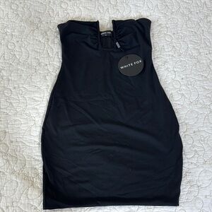White Fox Boutique Black Sweetheart Bodycon Dress